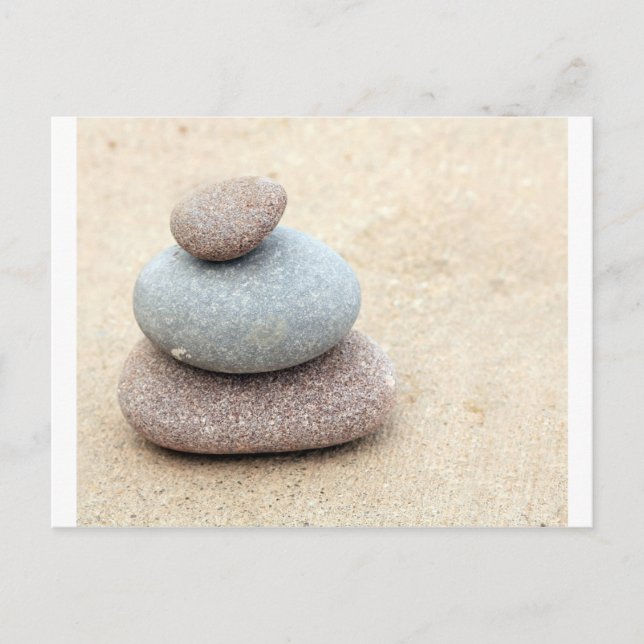 Zen Rocks Postcard (Front)