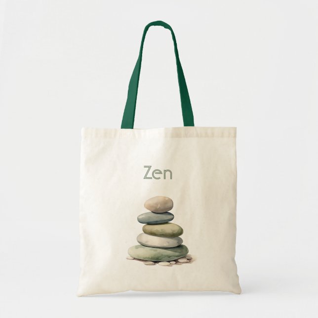 Zen Rocks  Tote Bag (Front)