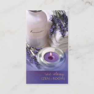 Zen room/Lavender business cards