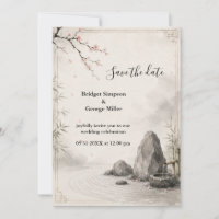 Zen Sakura Wedding Botanical Harmony