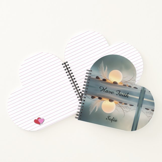 Zen Serenity Heart Journal: Full Wrap Edition Notebook (Inside)