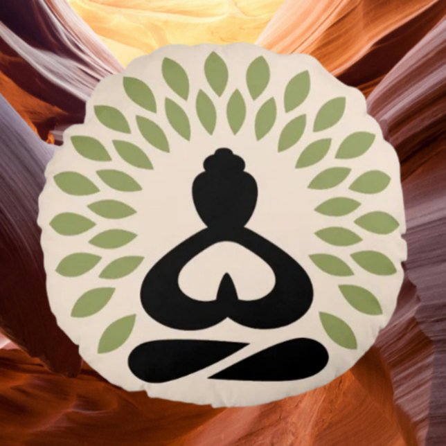 Zen Serenity Round Cushion (Creator Uploaded)