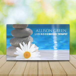 Zen SPA Salon Aromatherapy Massage Therapist  Business Card