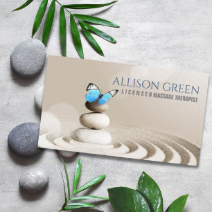 Zen SPA Salon Aromatherapy Massage Therapy Business Card
