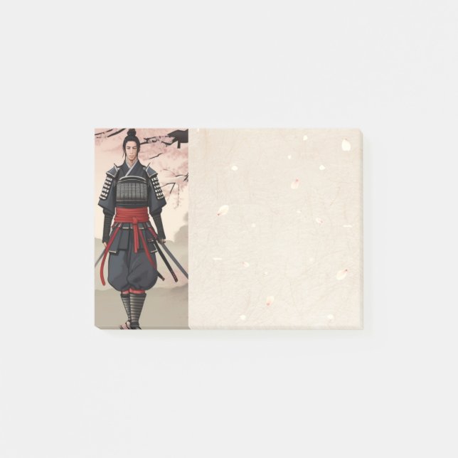 ZEN spirit samurai sakura Post-it Notes (Front)