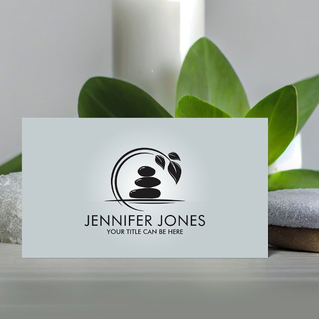Zen Stones -harmony and tranquillity  Business Card (Creator Uploaded)