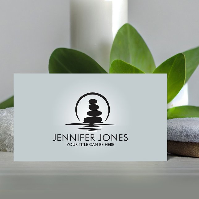 Zen Stones -harmony and tranquillity Business Card (Creator Uploaded)