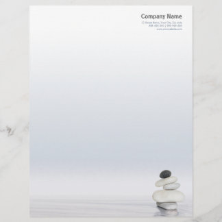 Zen Stones letterhead Template