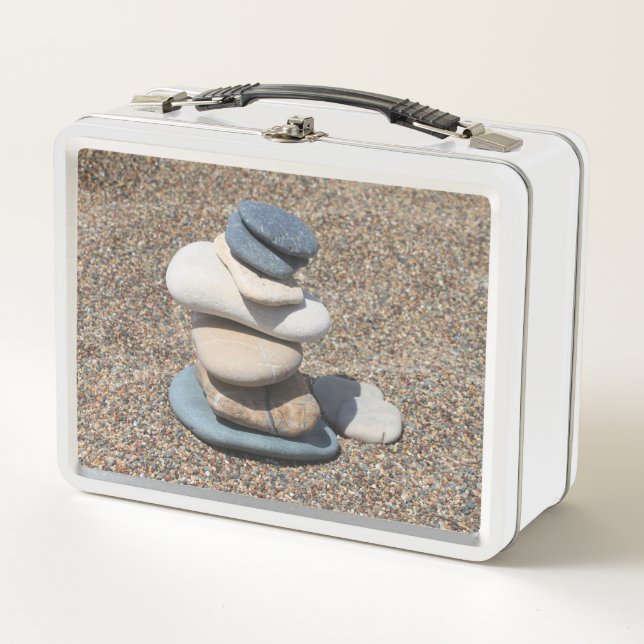 Zen stones metal lunch box (Front)