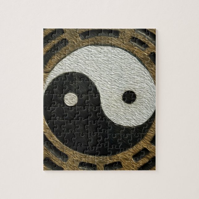 Zen Stones With Yin And Yang Jigsaw Puzzle (Vertical)