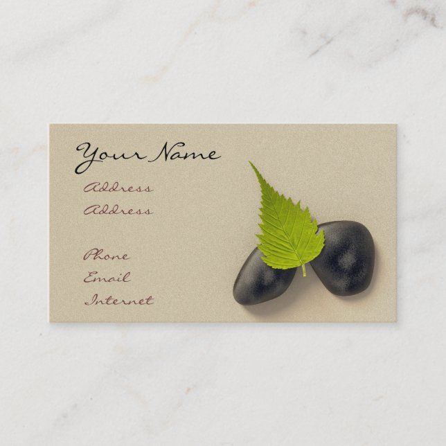 ZEN Style Business Card (Front)