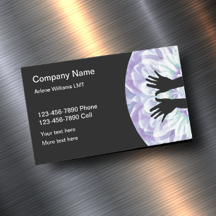 Zen Style Massage Magnetic Business Card