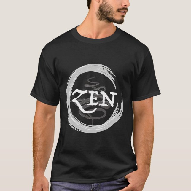 Zen Symbol White T-Shirt (Front)