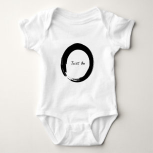 Zen Symbol with "Just Be" Baby Bodysuit