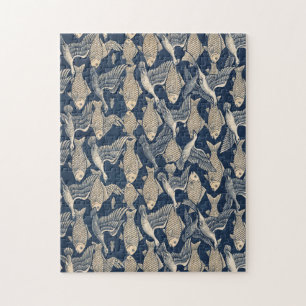 Zen Tessellation "Form is Emptiness" Jigsaw Puzzle