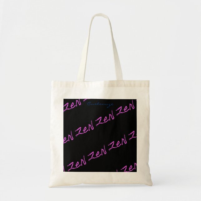 zen Thunder_Cove any colour Tote Bag (Front)
