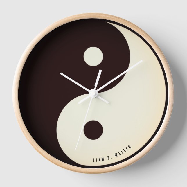 Zen Time Yin Yang Clock (Front)