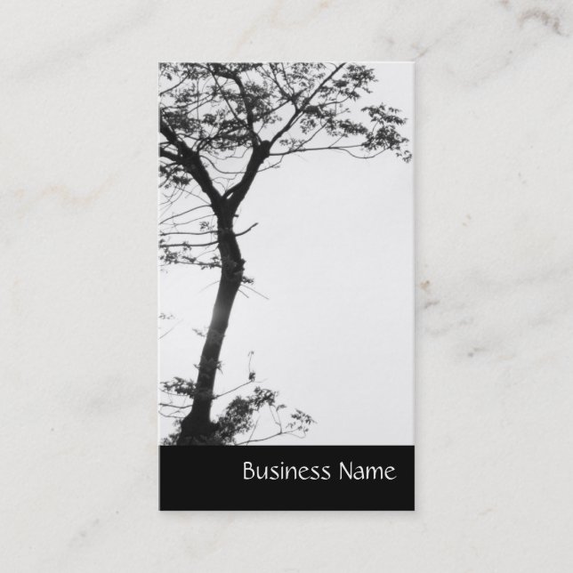 Zen Tree Balance l Nature Photography Business Card (Front)