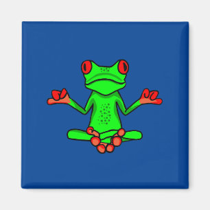 Zen Tree Frog Magnet