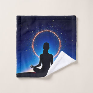 Zen Under Stars: Cosmic Meditation Bath Towel Set
