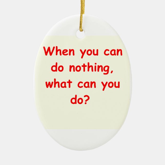 zen understanding ceramic tree decoration (Front)
