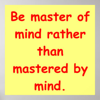 zen understanding poster