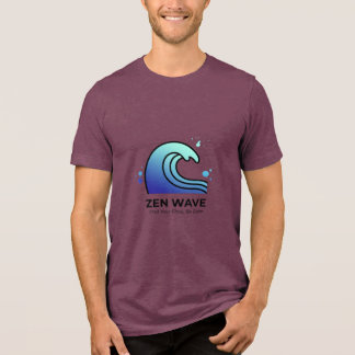 Zen Wave Find Your Flow T-Shirt Tri-Blend Shirt
