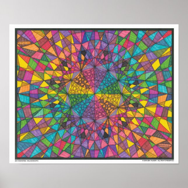 Zen Webverse - Kaleidoscopic Print (Front)