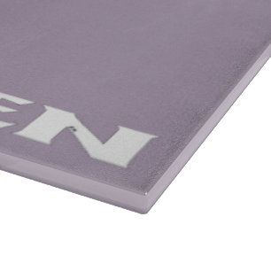 Zen white grey glass cutting board
