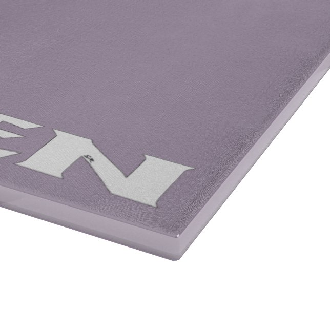 Zen white grey glass cutting board (Corner)