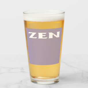 Zen white grey glass tumbler
