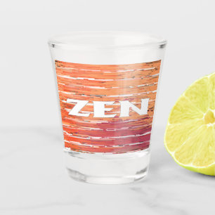 Zen white reeds glass