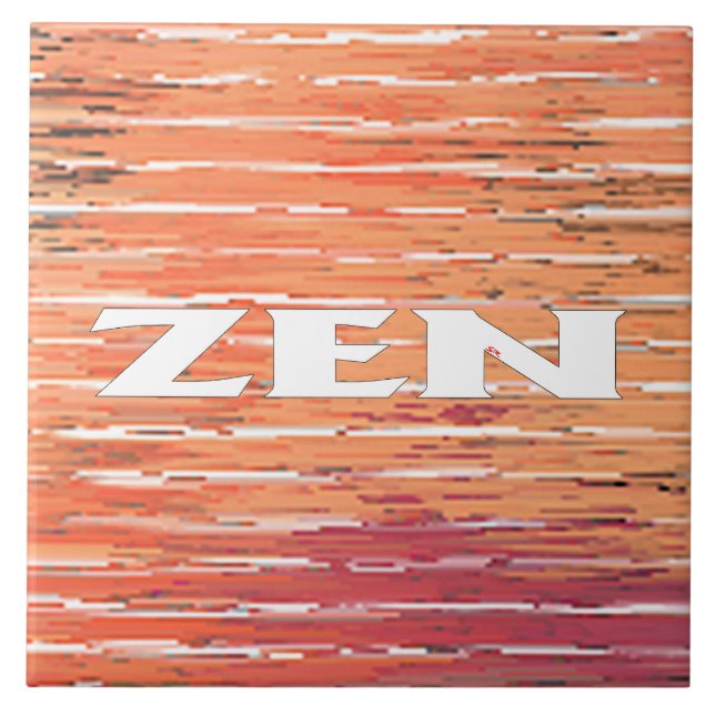 Zen white reeds large tile (Front)