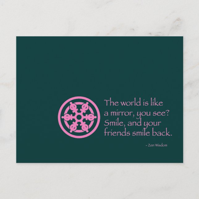 Zen Wisdom Postcard (Front)