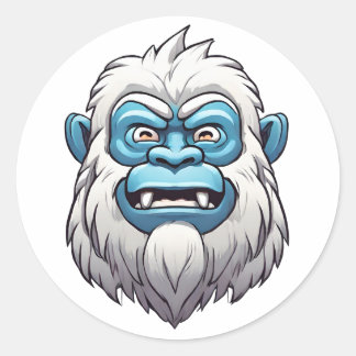 zen yeti classic round sticker