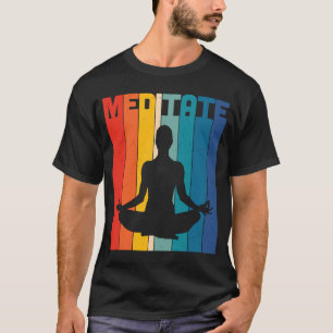 Zen Yoga Meditate Meditation Cool Graphic Plus Si T-Shirt