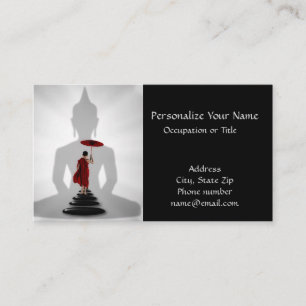 Zen Yoga Meditation Balance Business Card