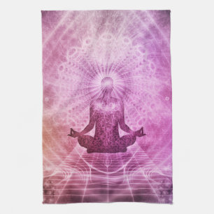 Zen Yoga Meditation Chakra Chi Energy Tea Towel