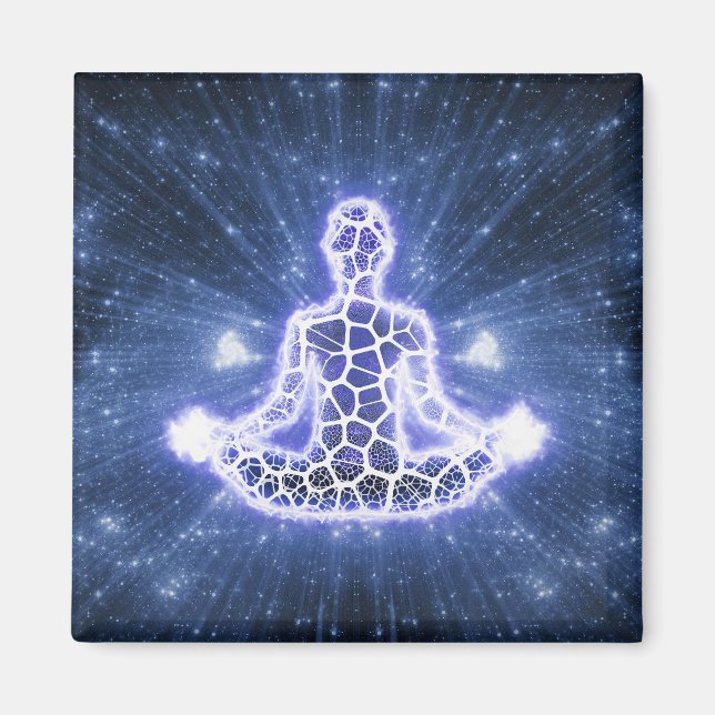 Zen Yoga Meditation Chakra Spiritual Magnet (Front)