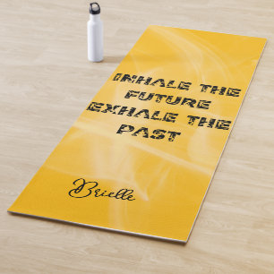 Zen   Yoga Quote   Personalised Name Mat