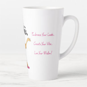 'Zena' - Live Your Wisdom (F) Latte Mug