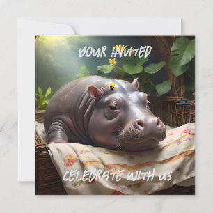 Zena The Baby Hippo Takes Time Out To Sleep, Save The Date