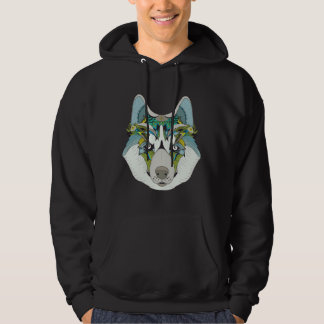 Zenart Patterned Husky Hoodie