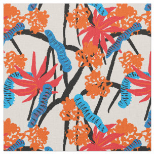 Zenda Caterpillar maximalist fiesta party Fabric