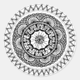 Zendala "Ona" Round Sticker