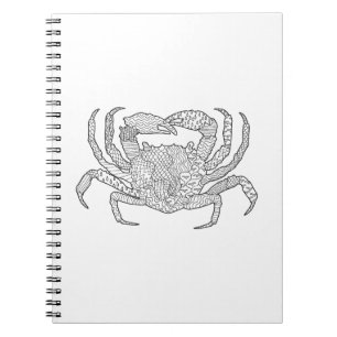 Zendoodle Crab Notebook