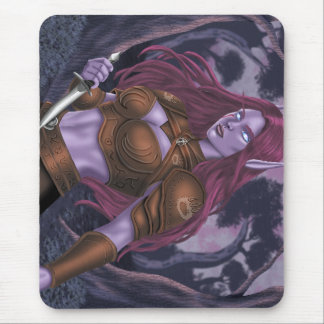 Zendyr in the woods mouse mat