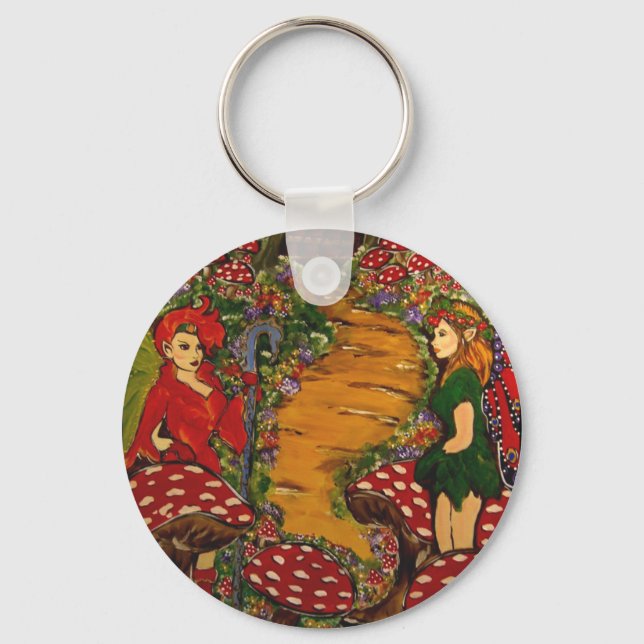 Zenefria & Samaia Fairy Key Ring (Front)