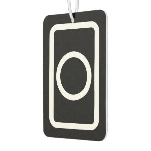 Zener Card   Hollow Circle Car Air Freshener