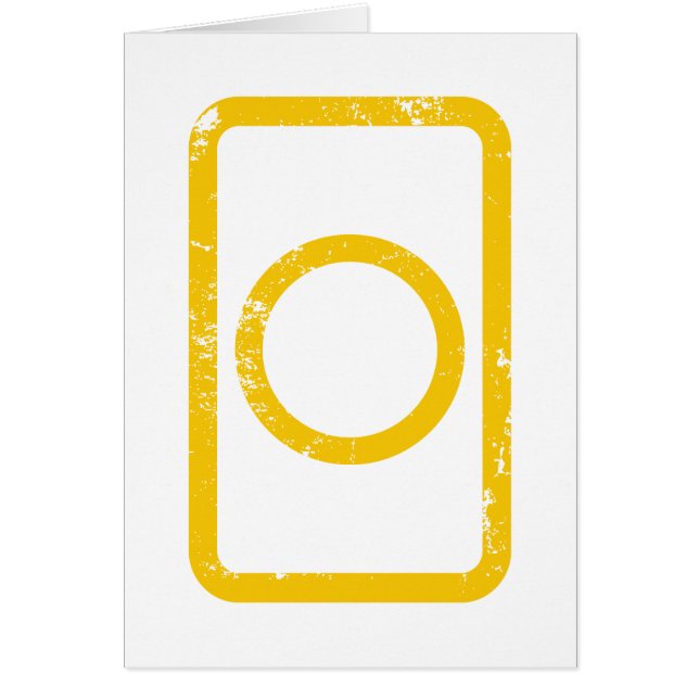 Zener Card | Hollow Circle {Vintage} Card (Front)